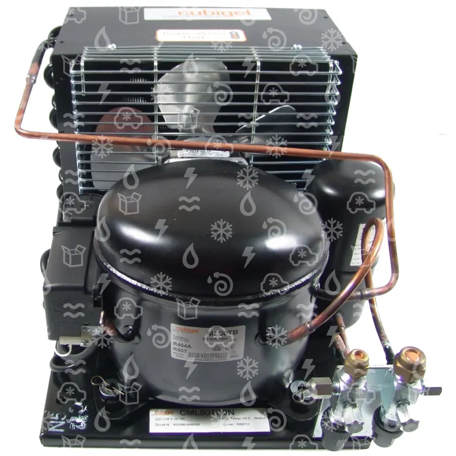 jednotka konden. Cubigel CML80TB3N, HMBP - R404A, 220-240V,50Hz,
